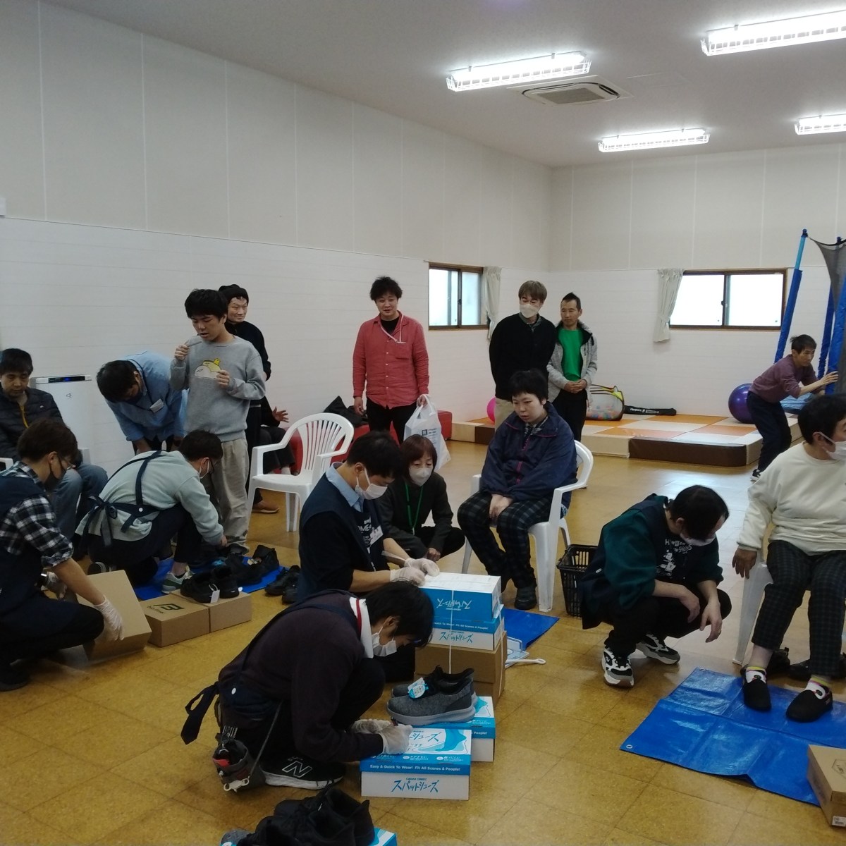 靴の訪問販売♬